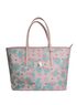 Medium Anya Floral Leopard Tote, front view